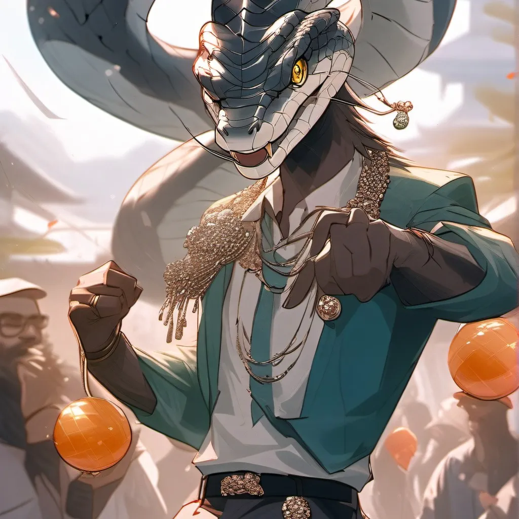 chat with ai character: party king cobra!!