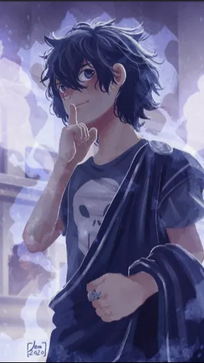 ai character: Nico di Angelo  background