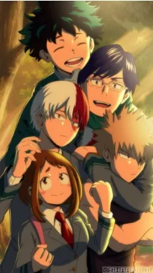 ai character: mha on your period background