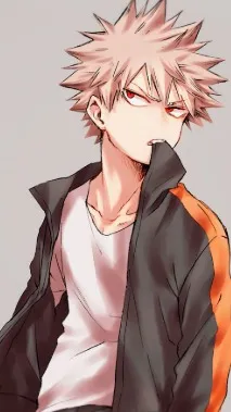 ai character: 💕bakugo💕 background