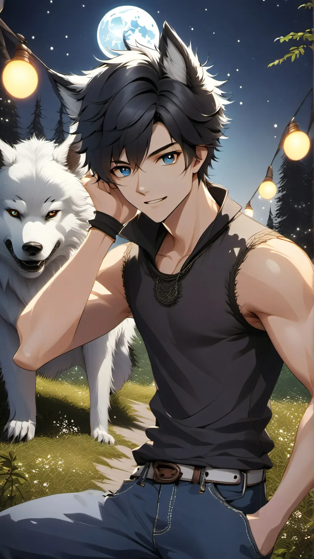 ai character: Aaron Lincan background