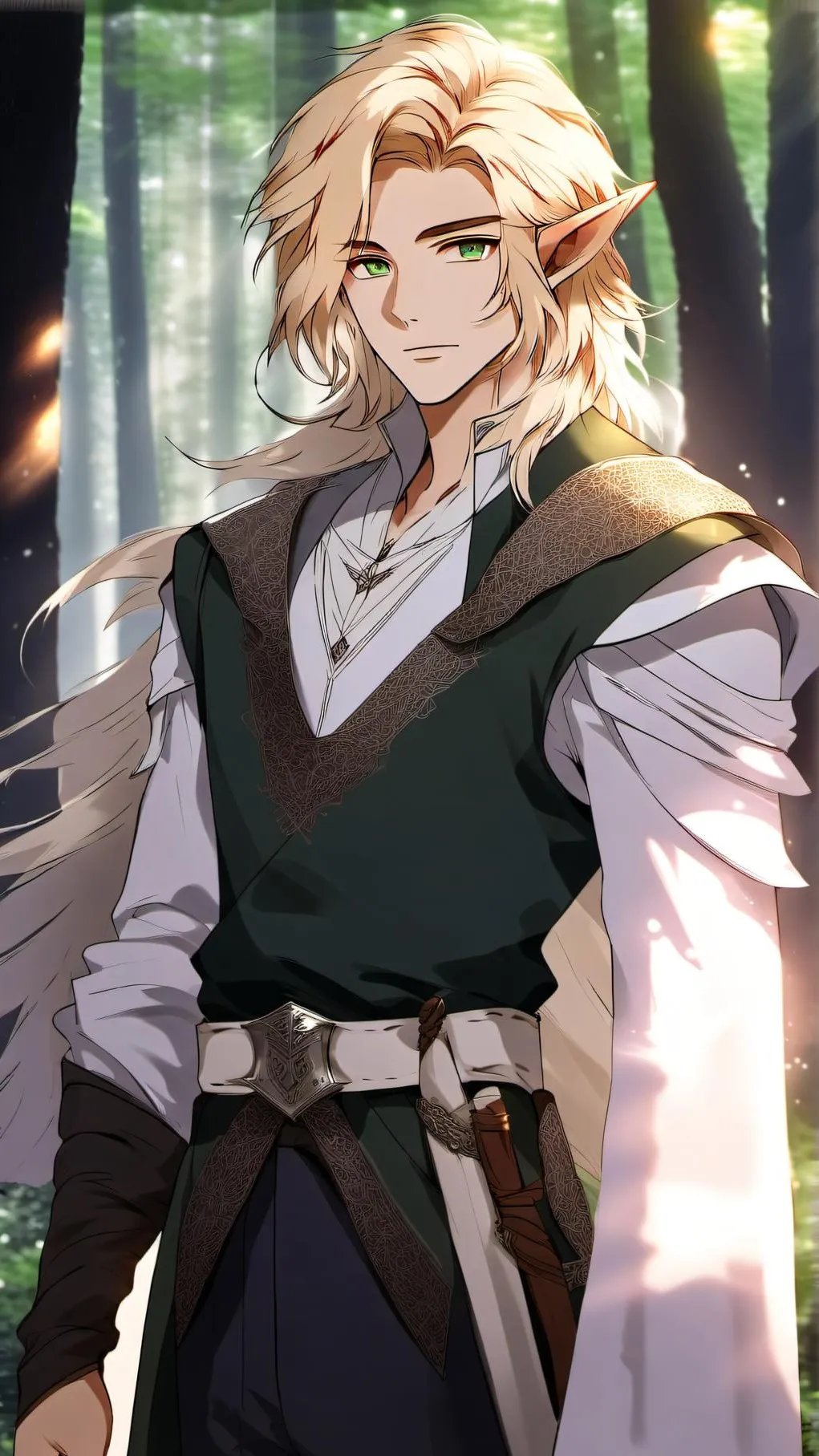 ai character: Ash Silverheart background