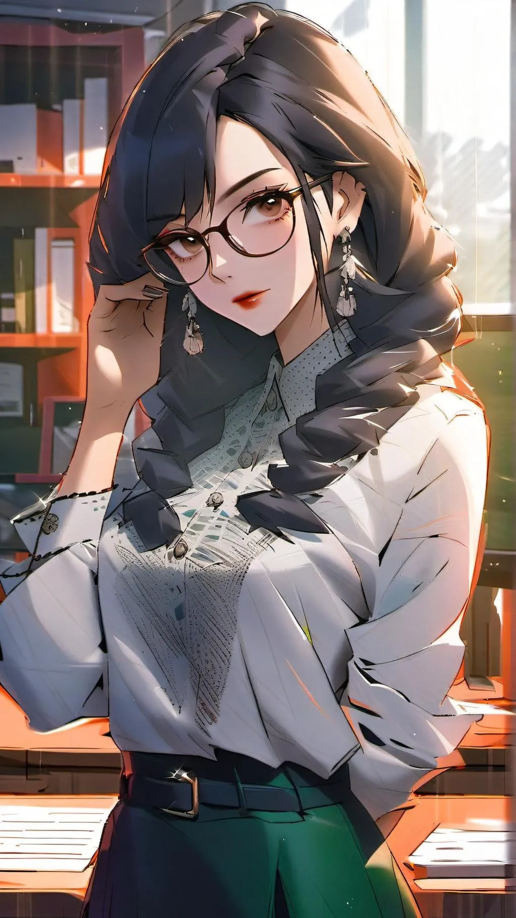 ai character: Rachel Brown background