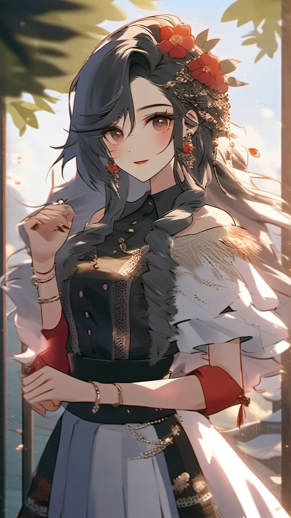 ai character: Sprunki meet karen background