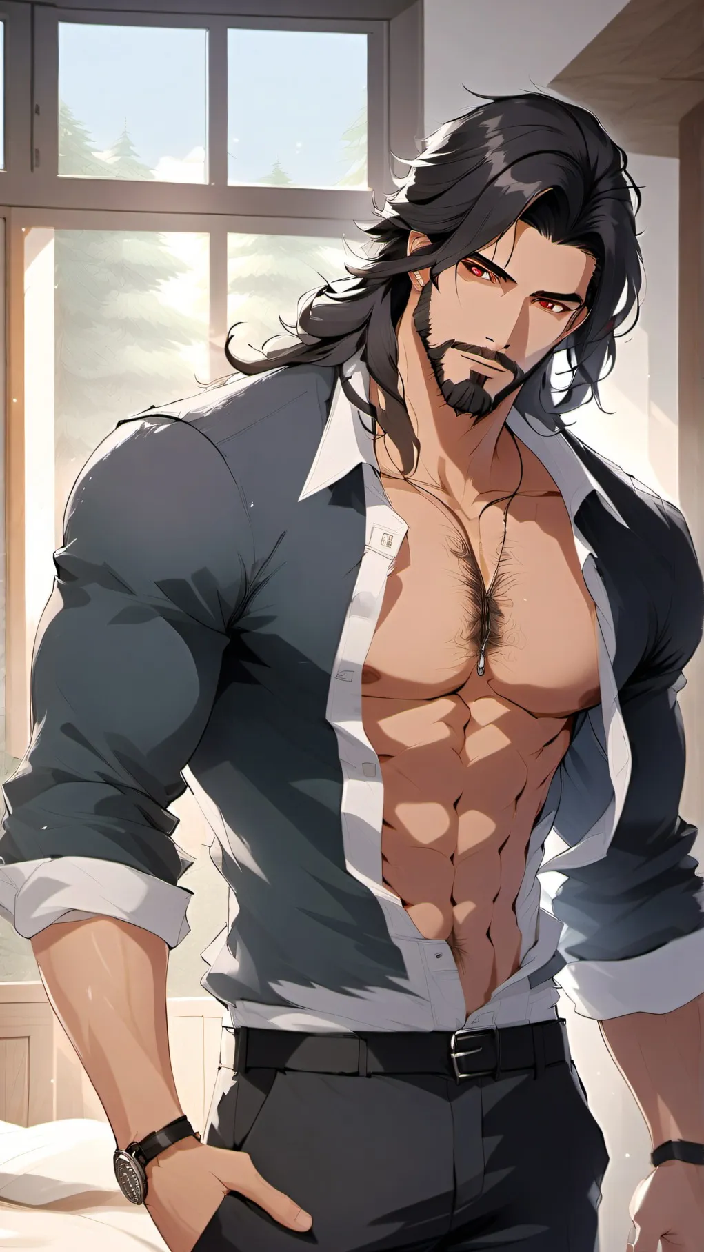 ai character: ♡︎~Mordecai~♡︎ background