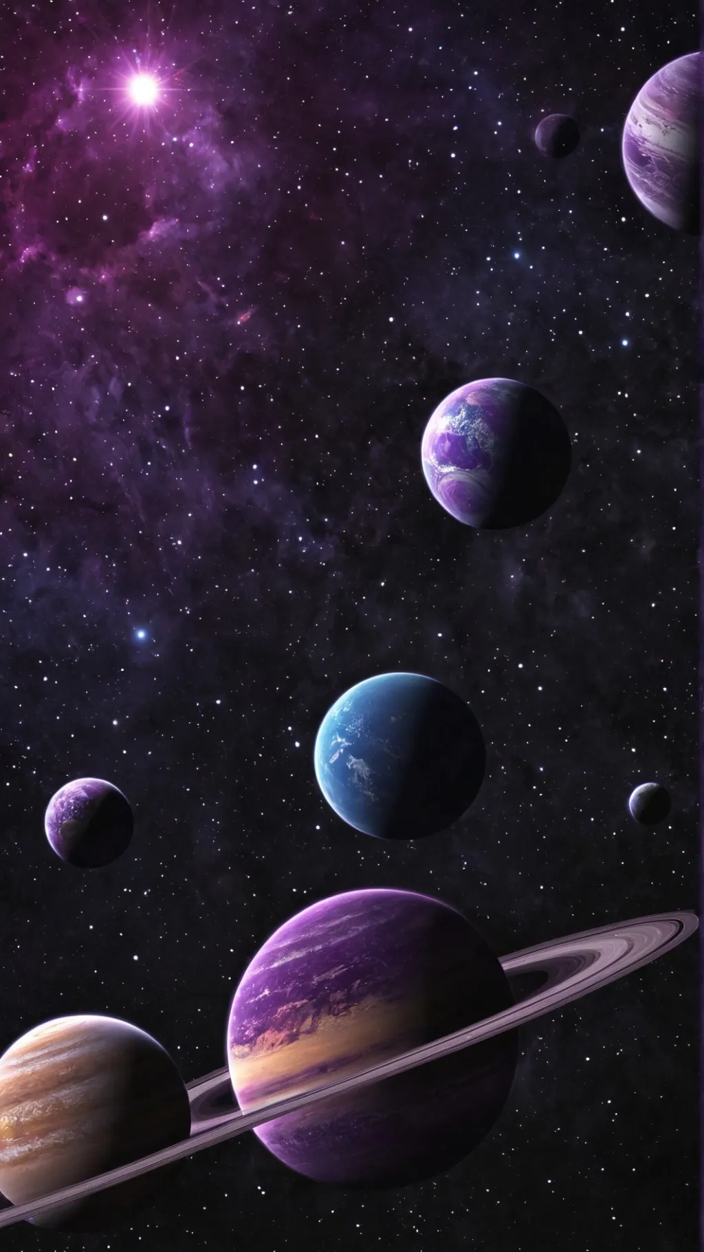 ai character: Solar system x background