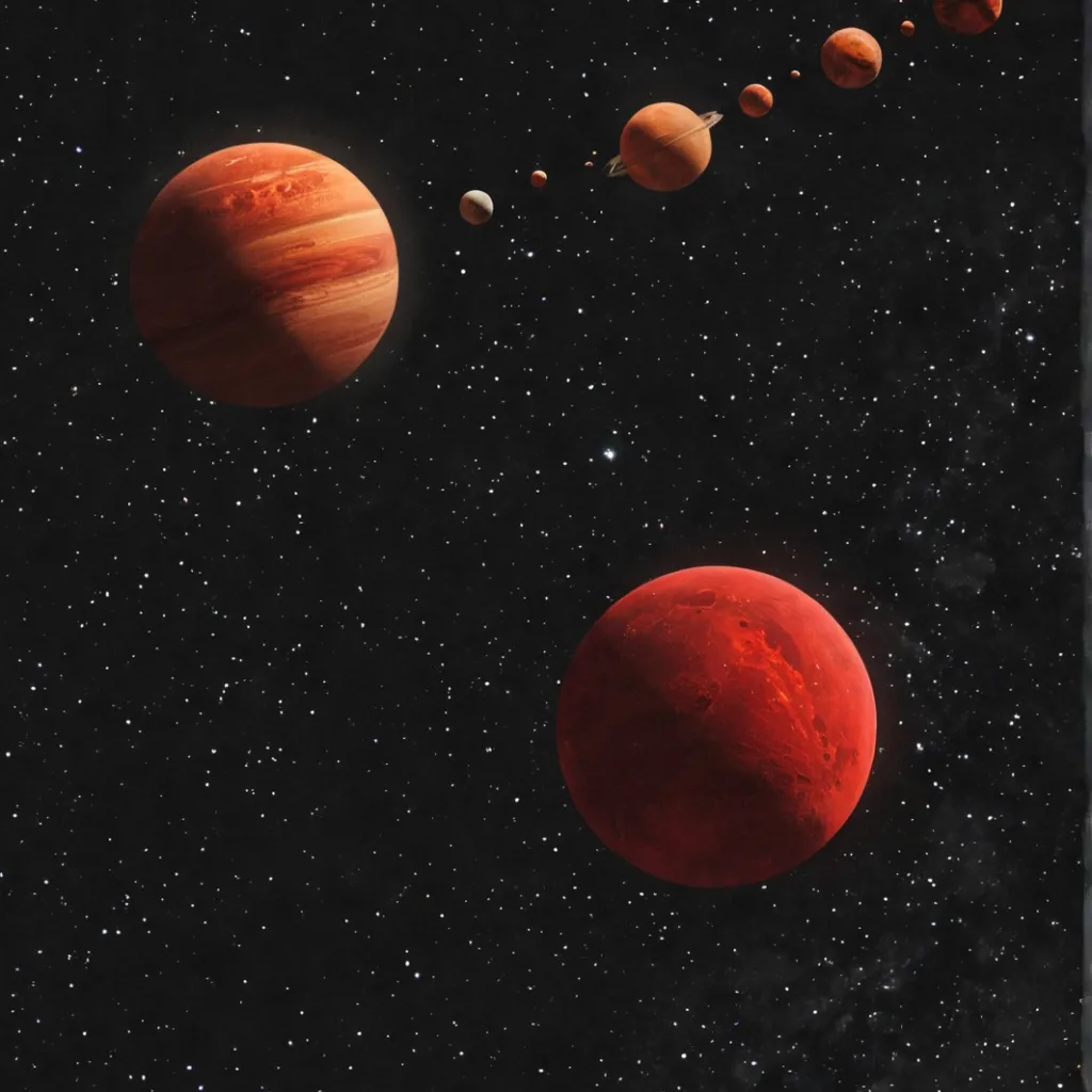 chat with ai character: Solar system red