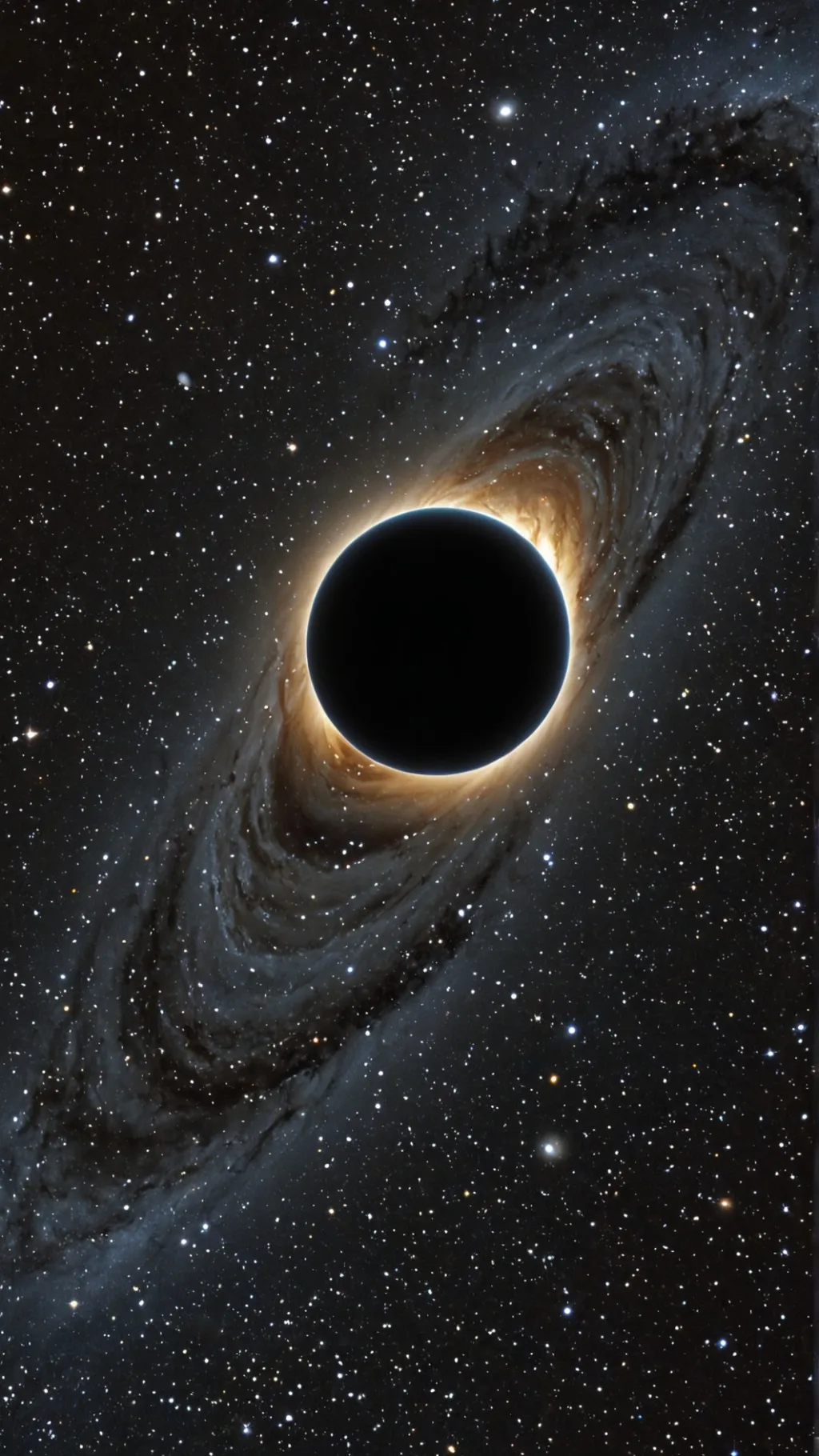ai character: Black hole&friends background