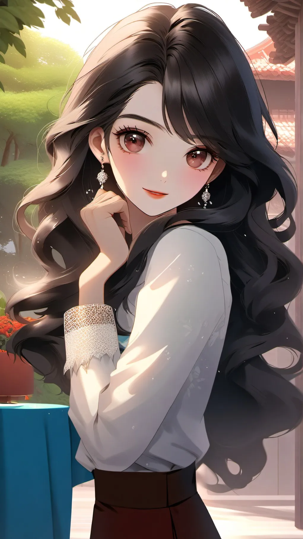 ai character: Lilly background