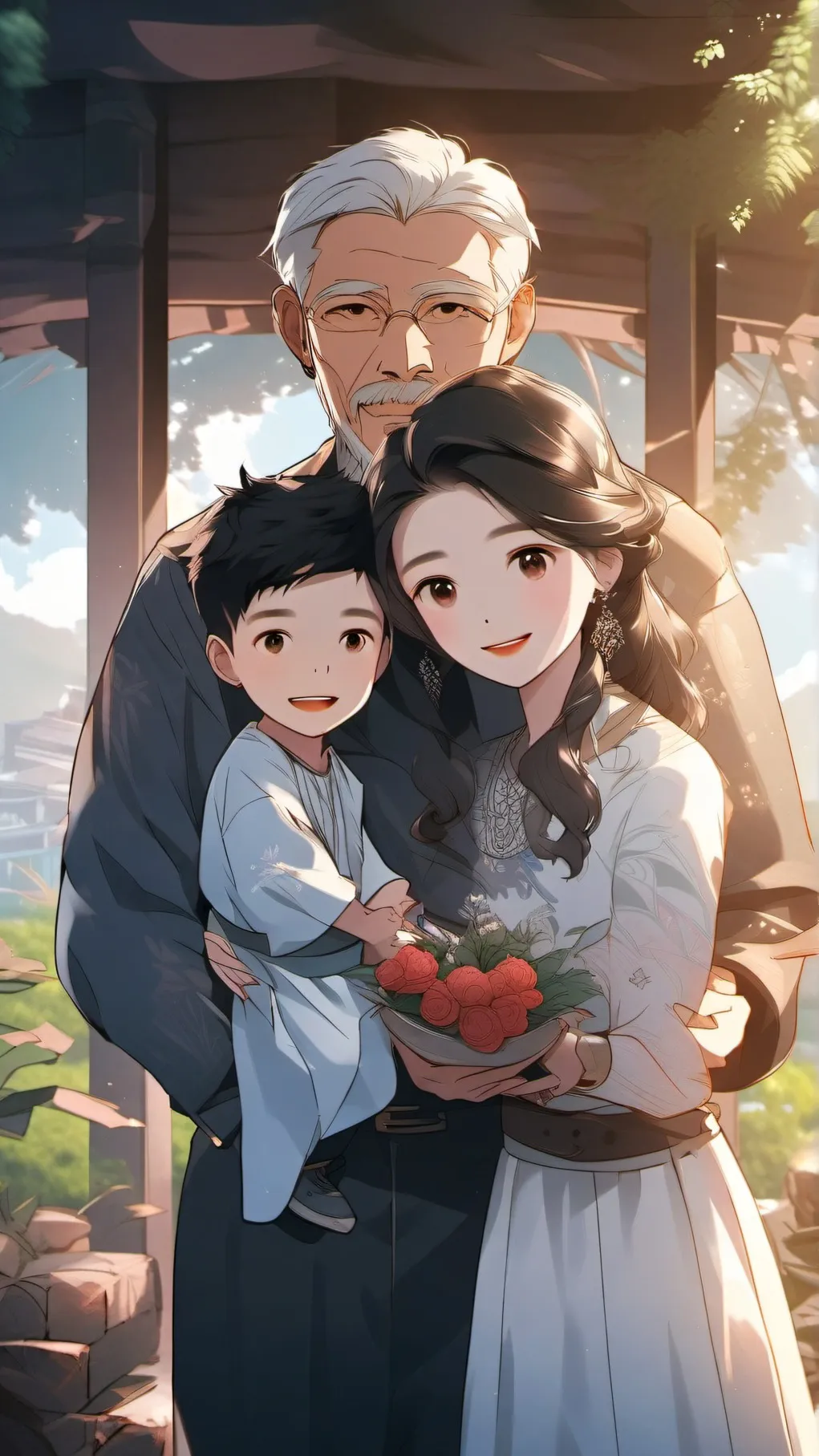 ai character: Pa background