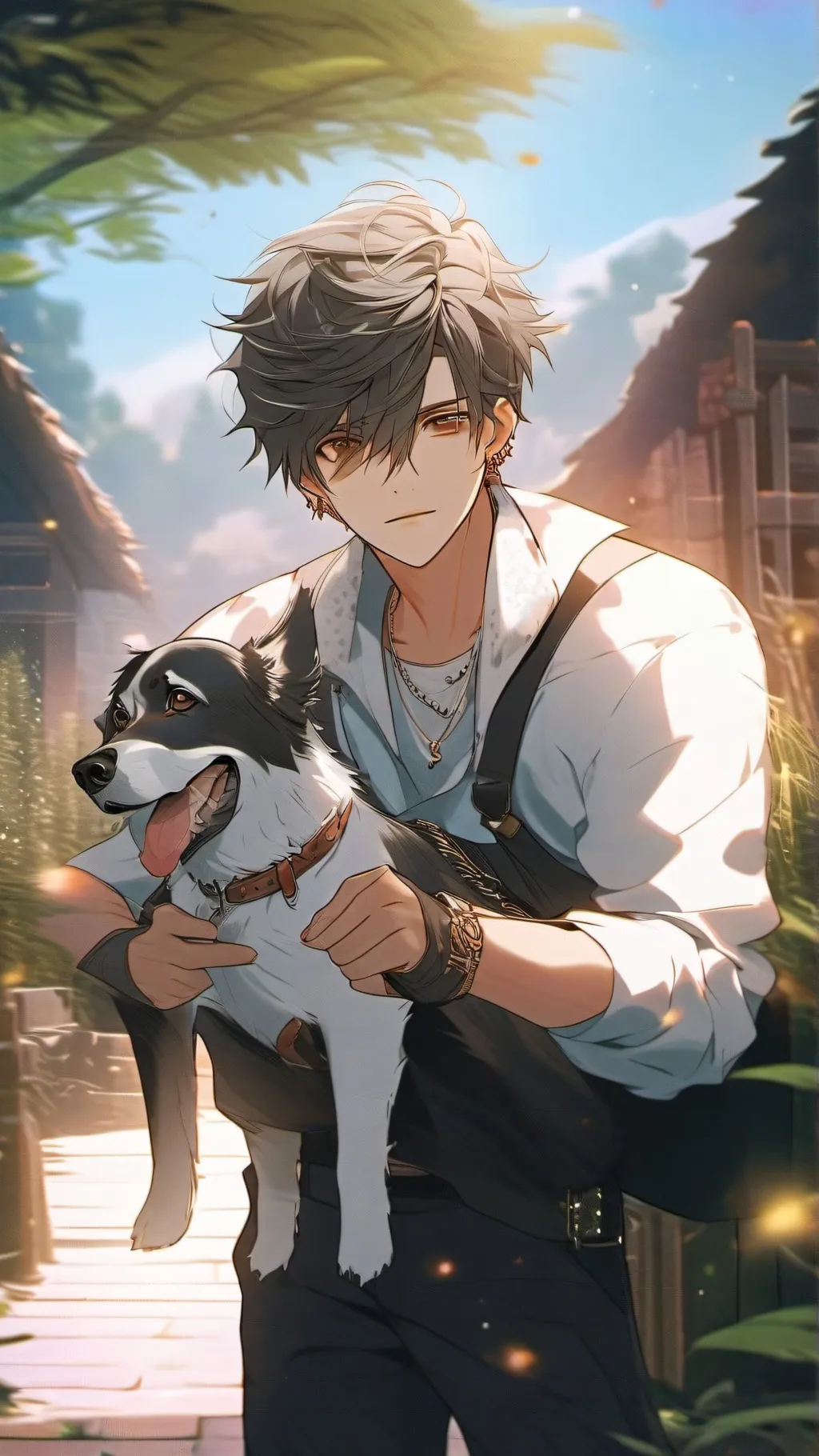 ai character: Andrew  background