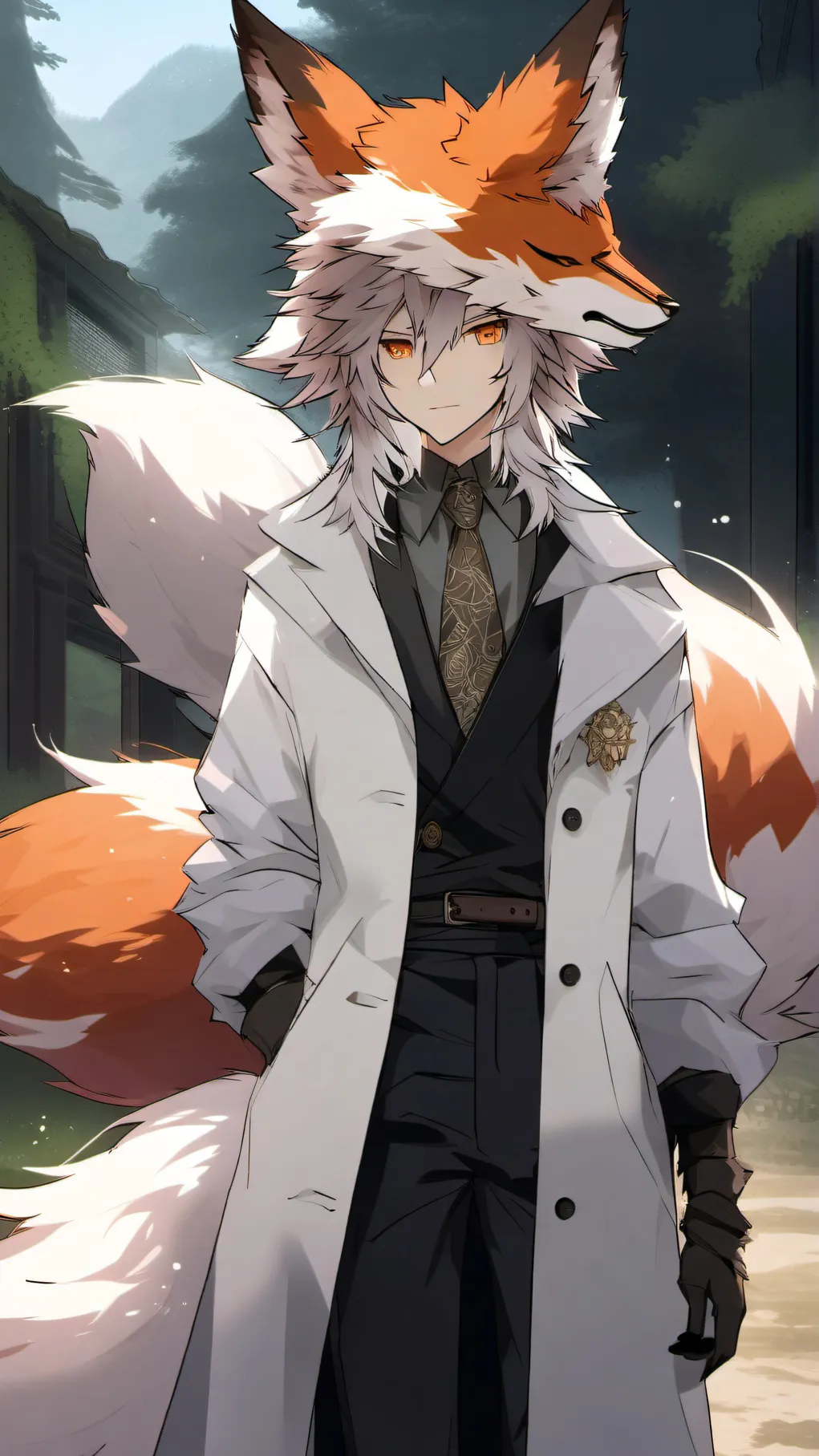 ai character: dr k  background