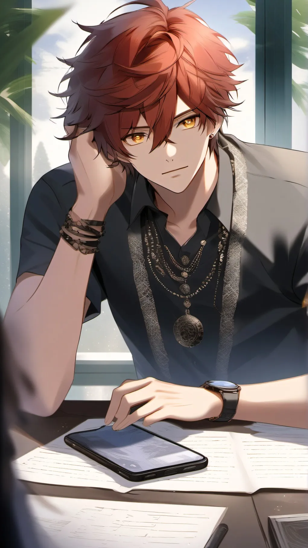 ai character: Liam background