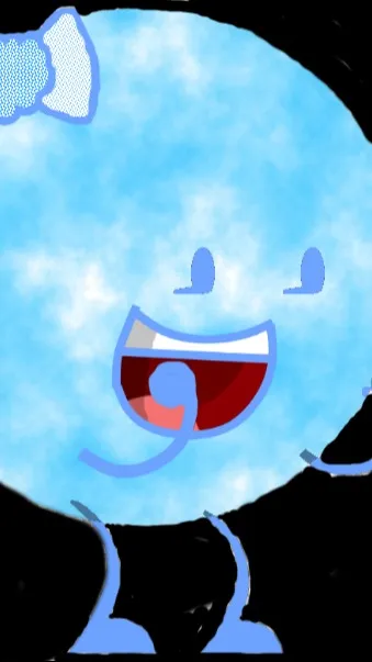ai character:  Cloudy Ball background