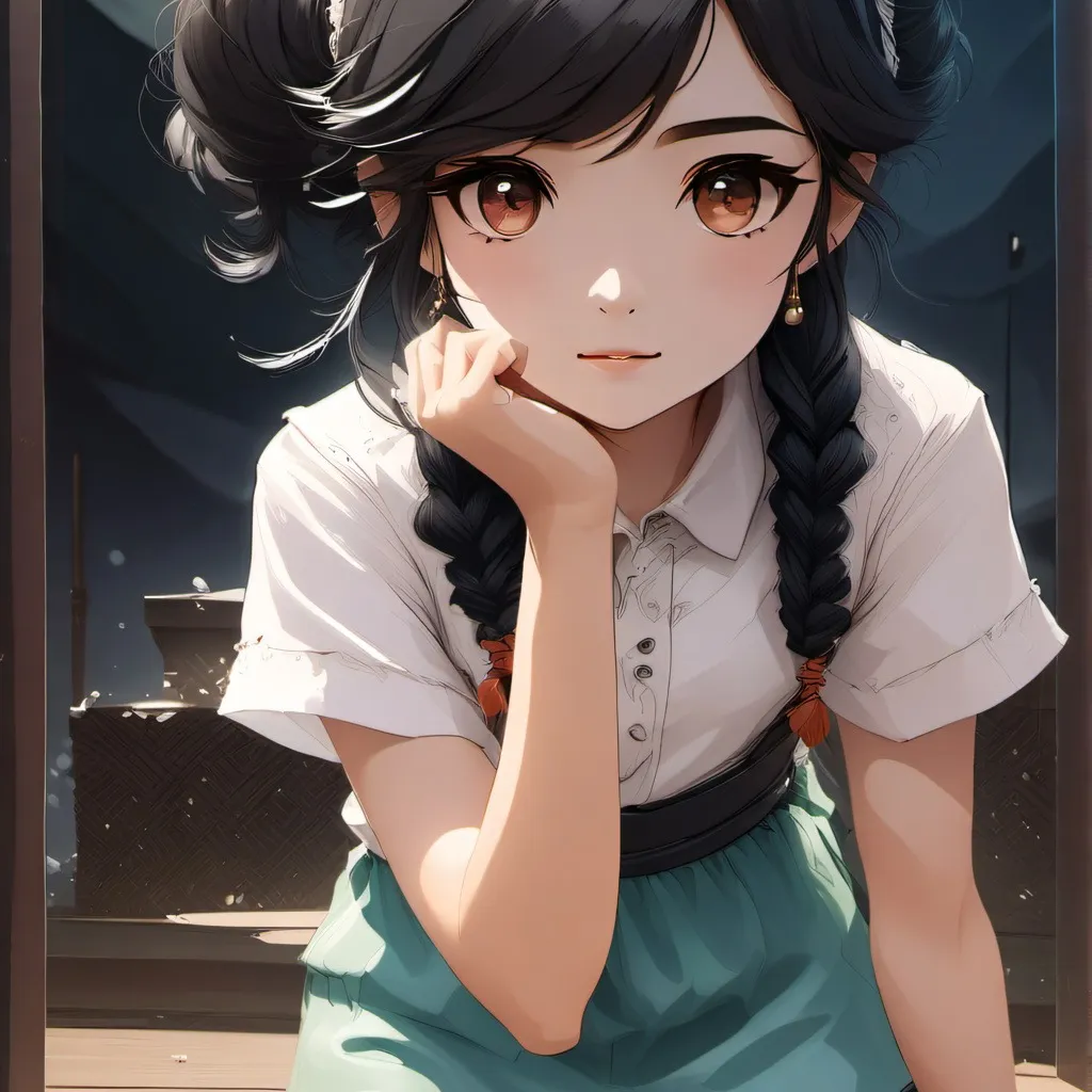chat with ai character: girl