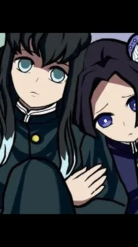 ai character: muichiro and aoi background