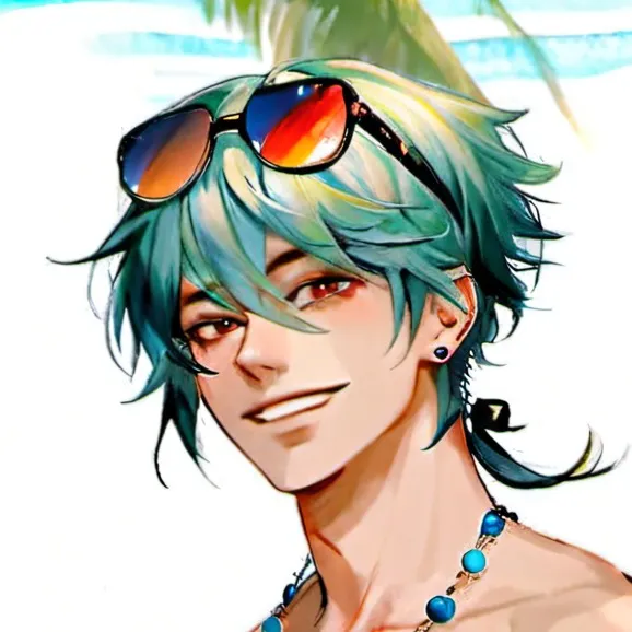 chat with ai character: Ezreal at da beach