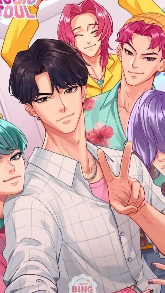 ai character: •♡Saja girl♡• background