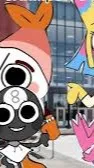 ai character: dandys world shool background