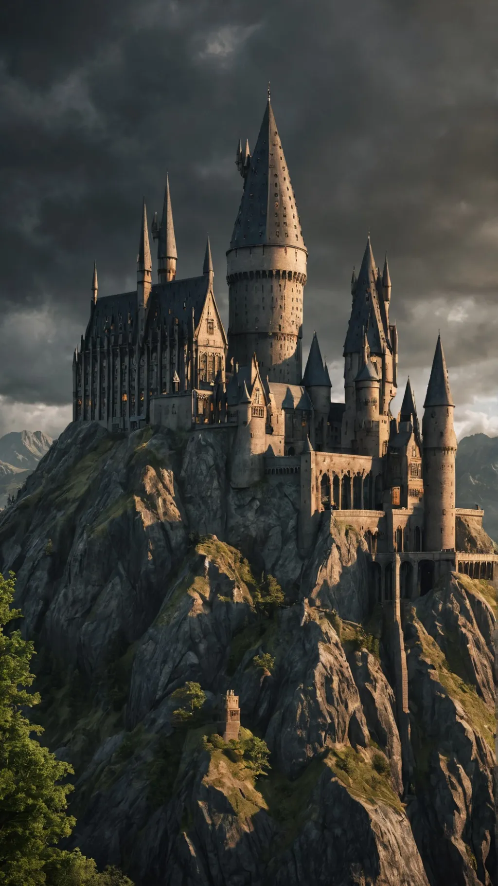 ai character: hOgWaRtS💅🏼 background