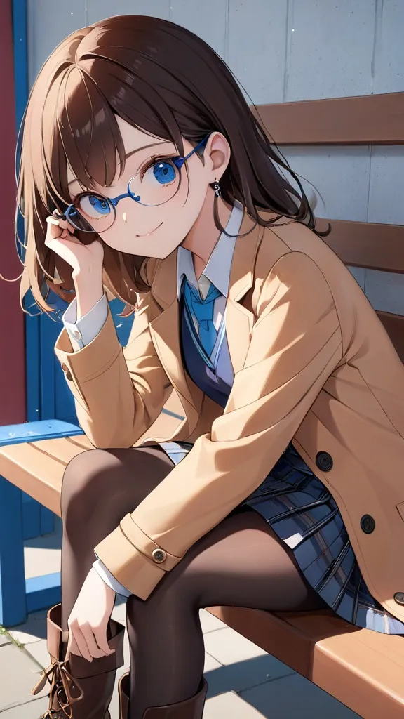 ai character: Ayumi School Girl background