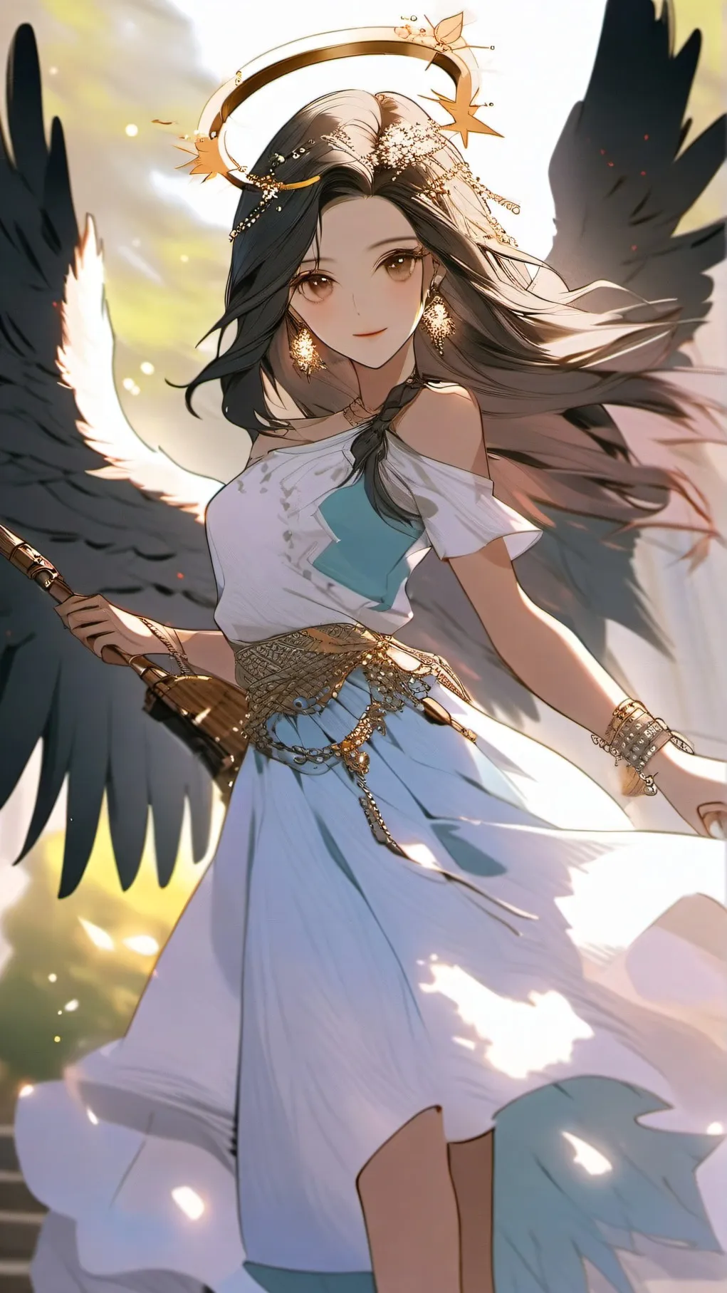 ai character: Ginger background