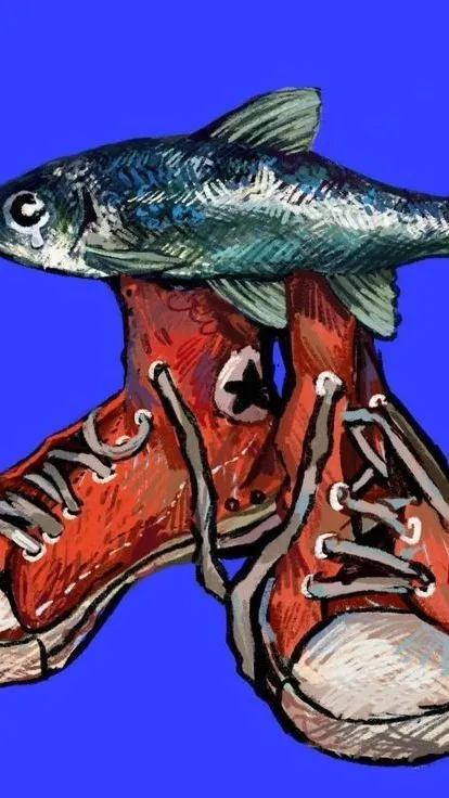 ai character: Fish background
