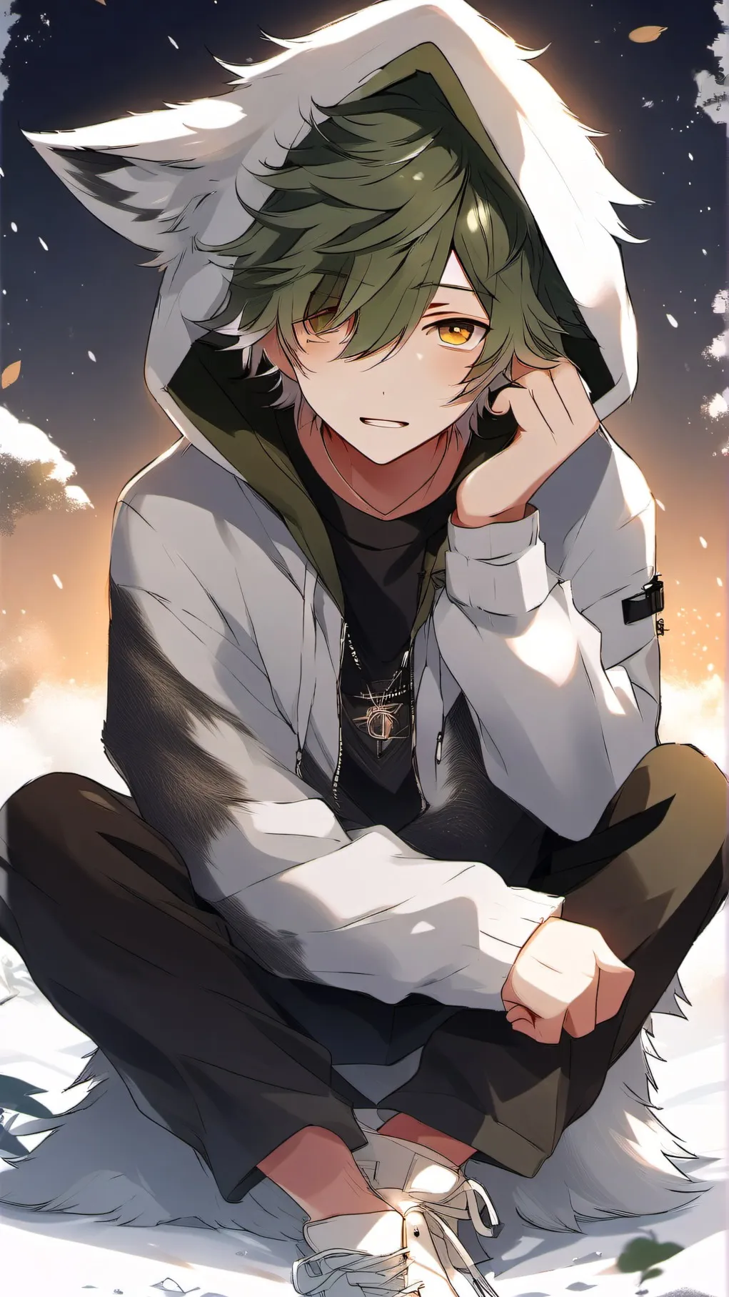 ai character: Clover🍀 background