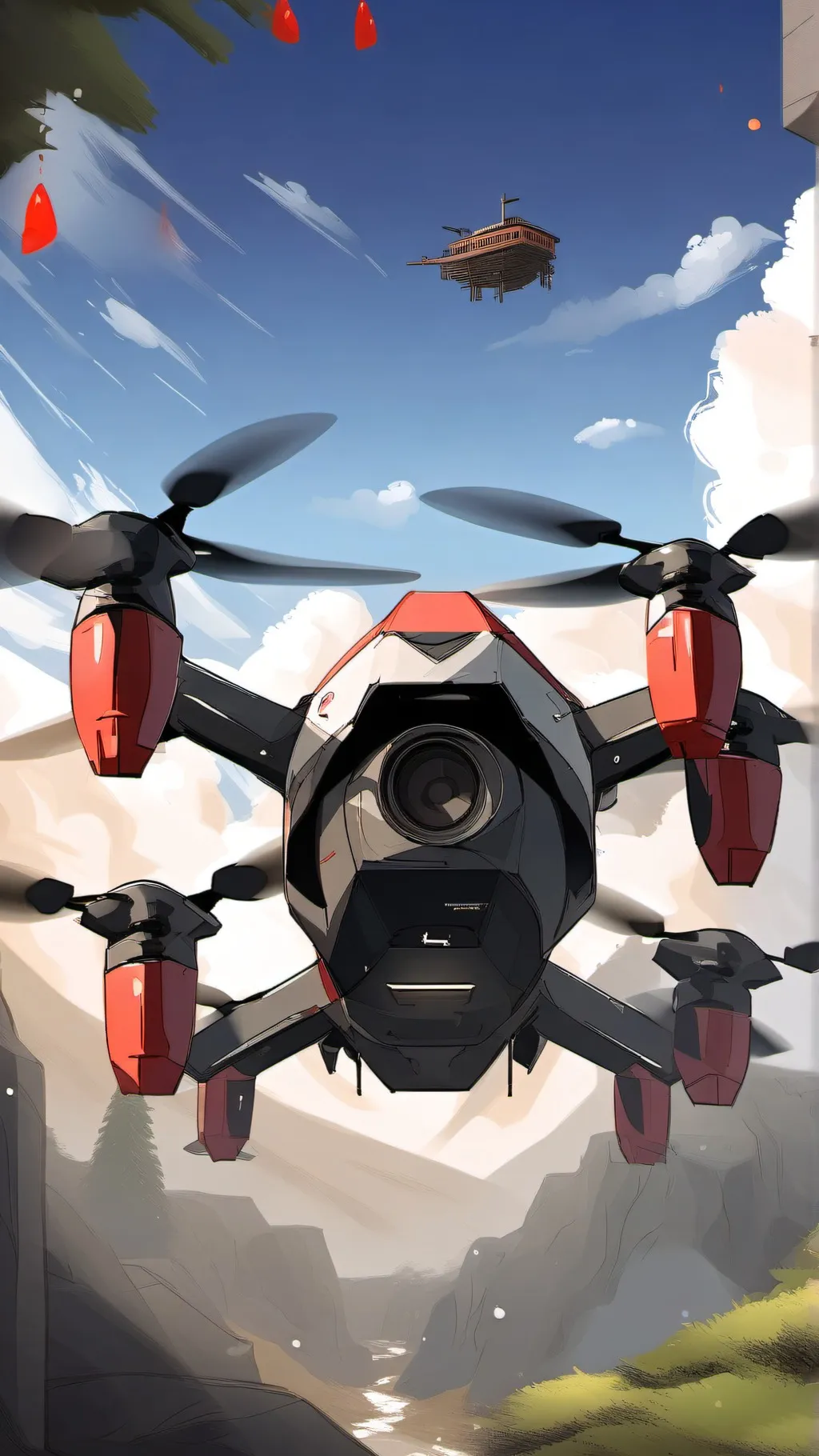 ai character: Murder drones background