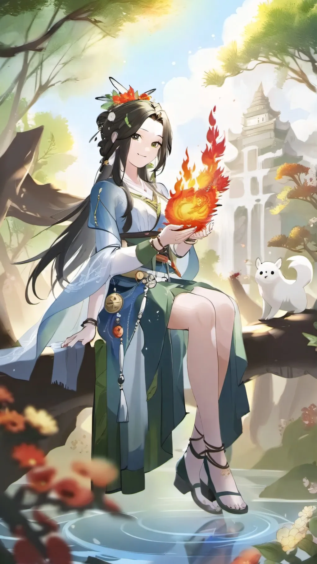 ai character: Princess Azuri background
