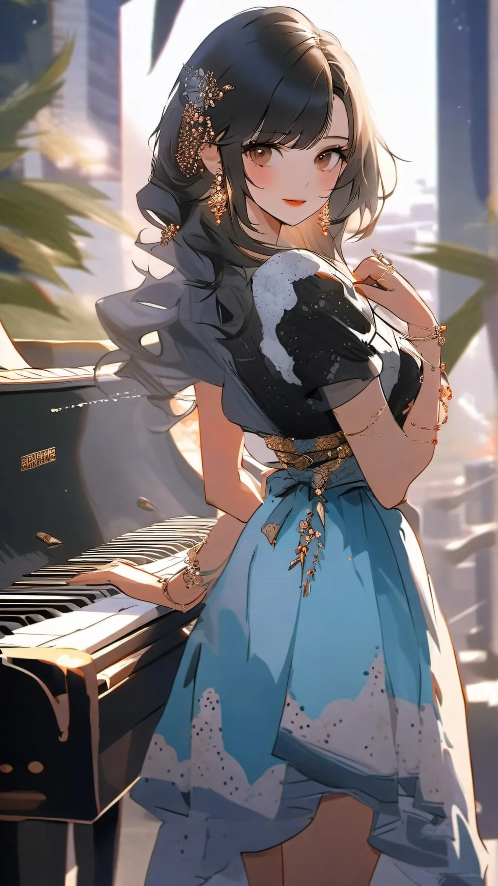 ai character: Serena background