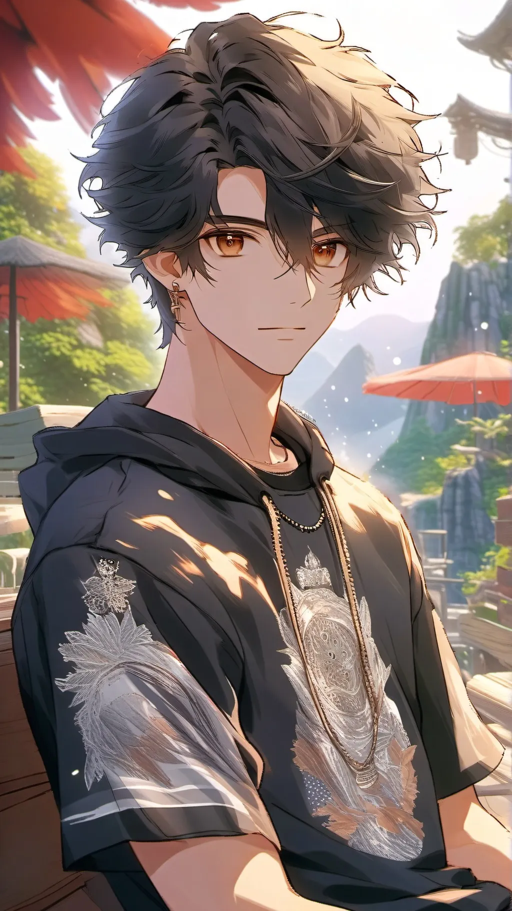 ai character: Luke background