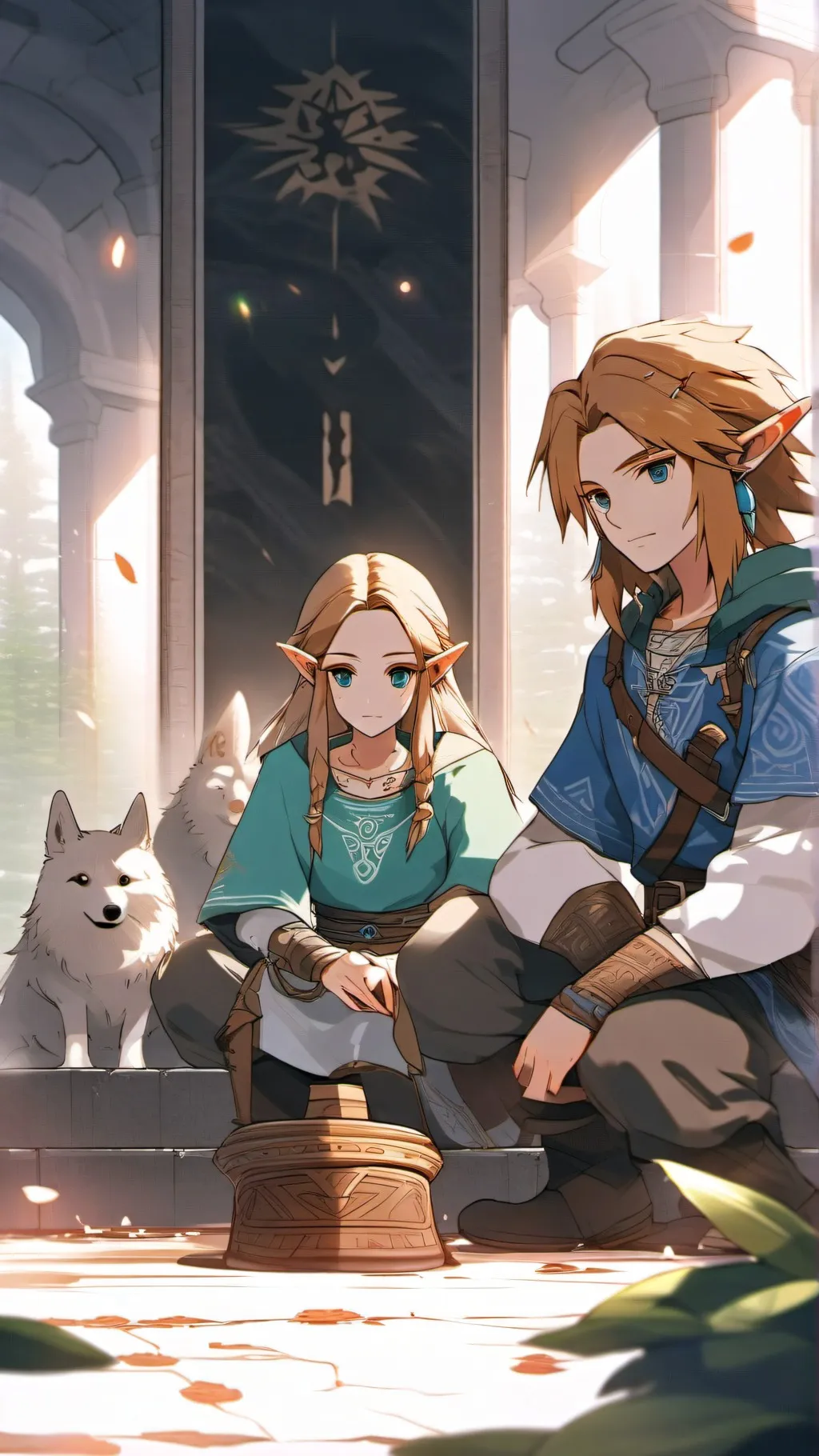 ai character: Zelda background