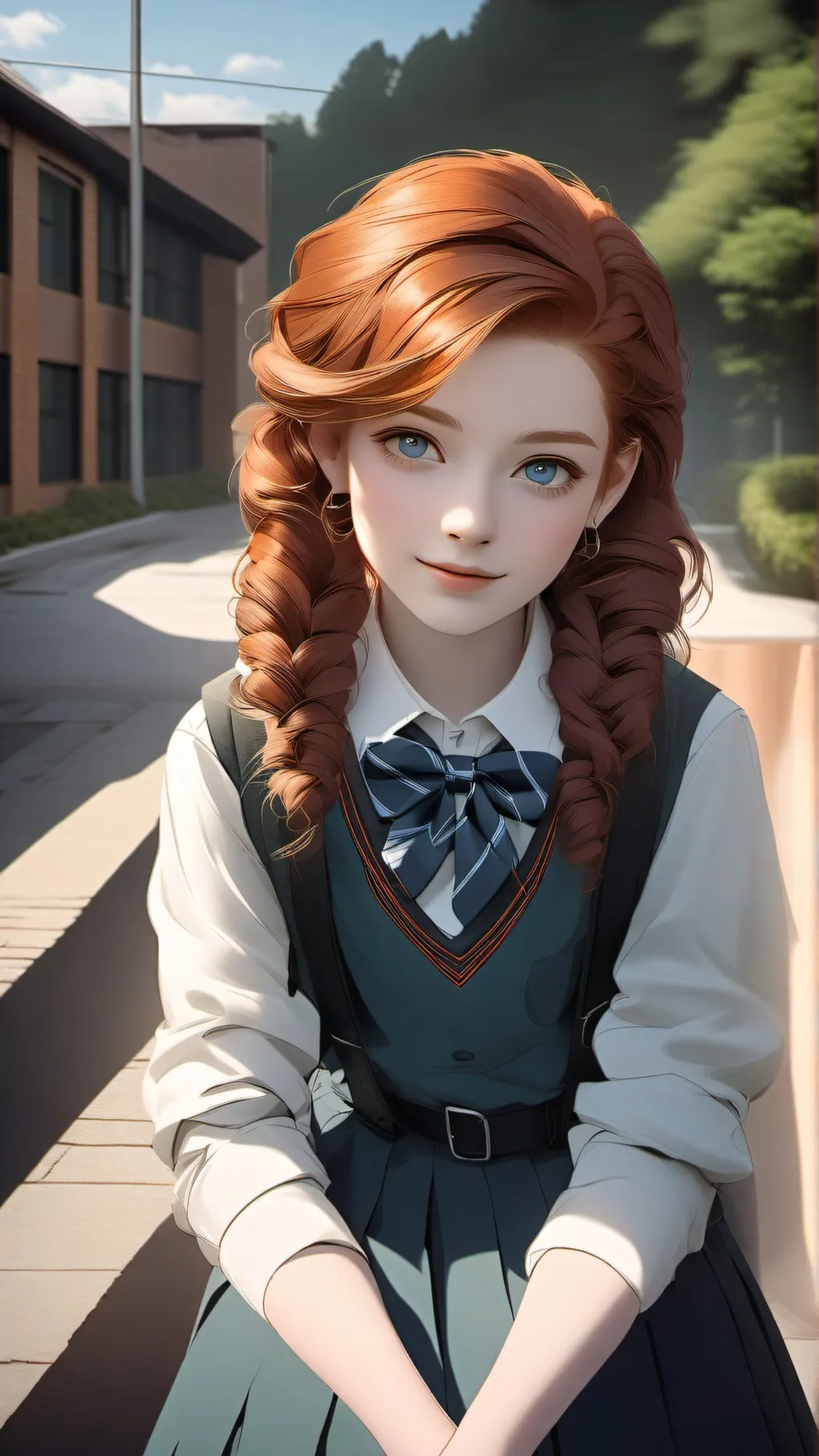 ai character: Violet Martyn background