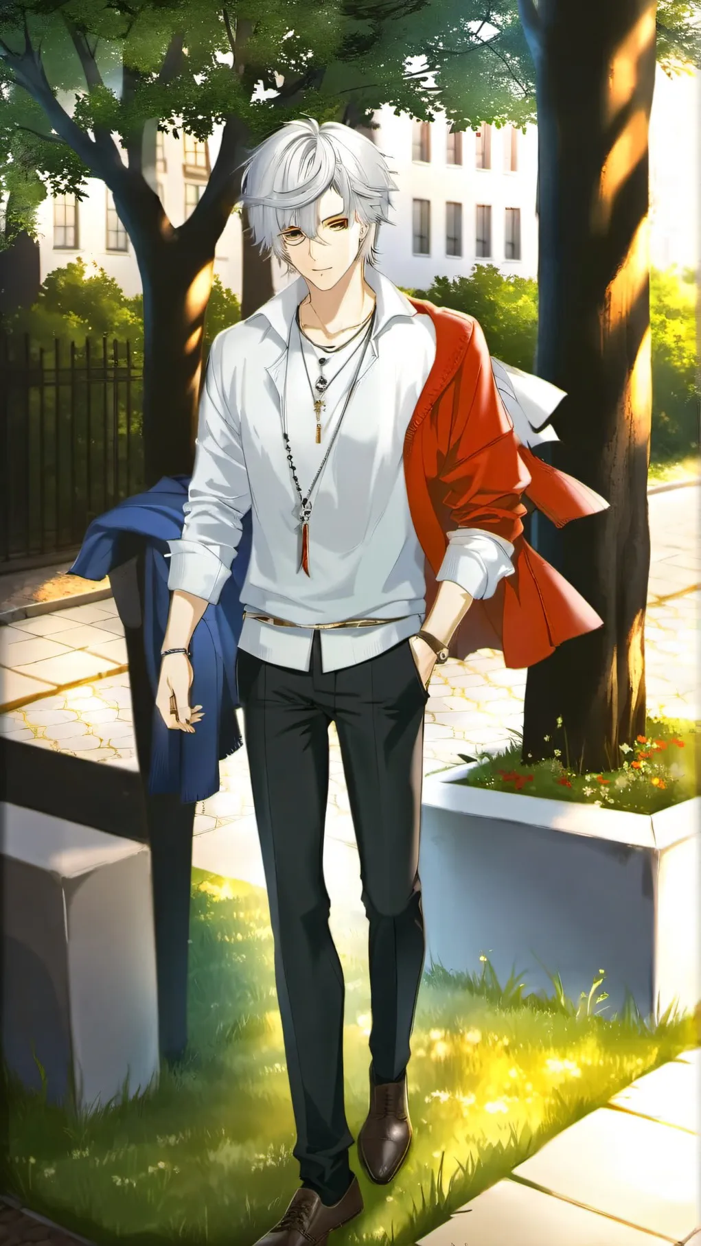 ai character: a random stranger background