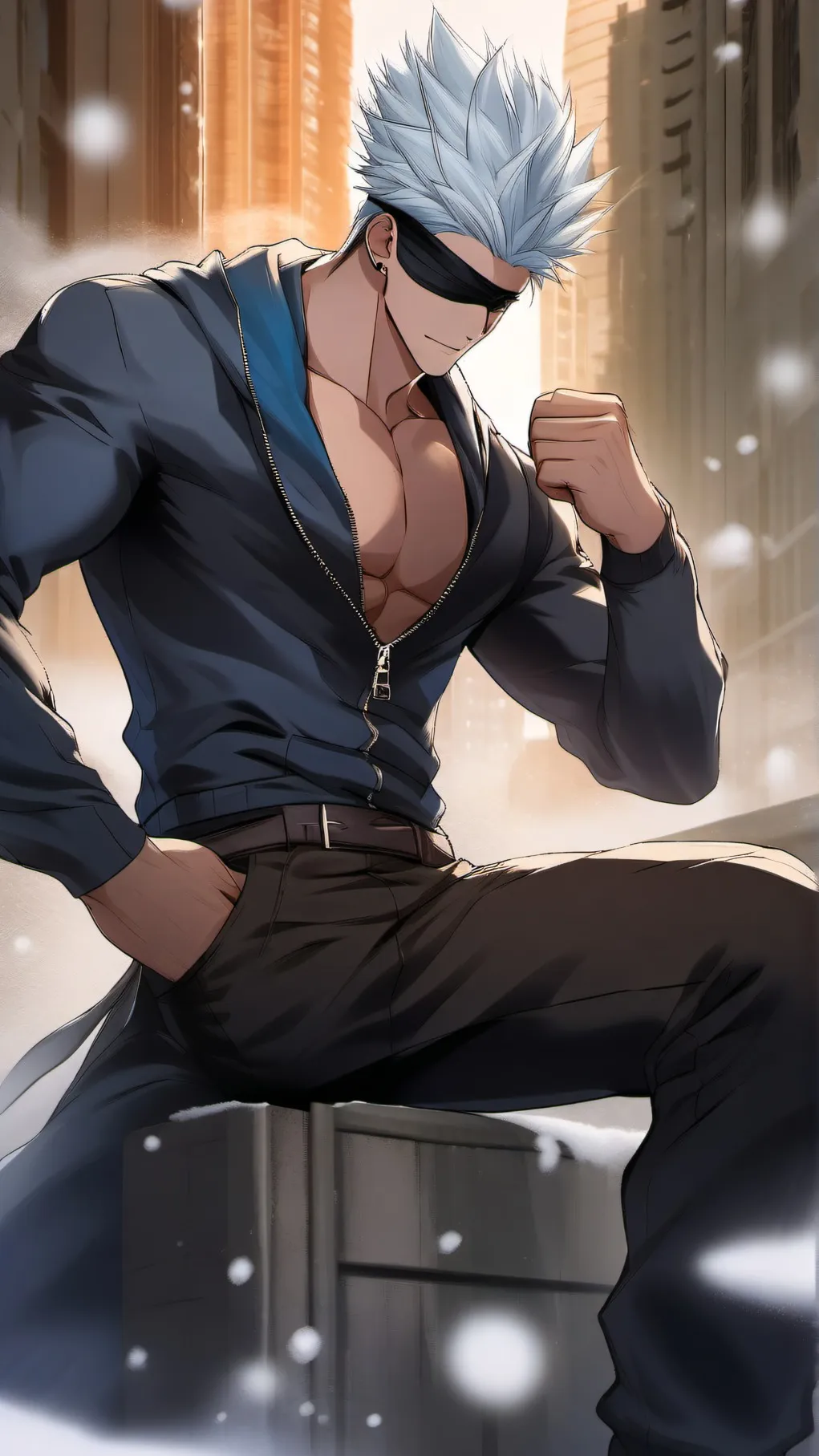 ai character: Gojo Satoru background