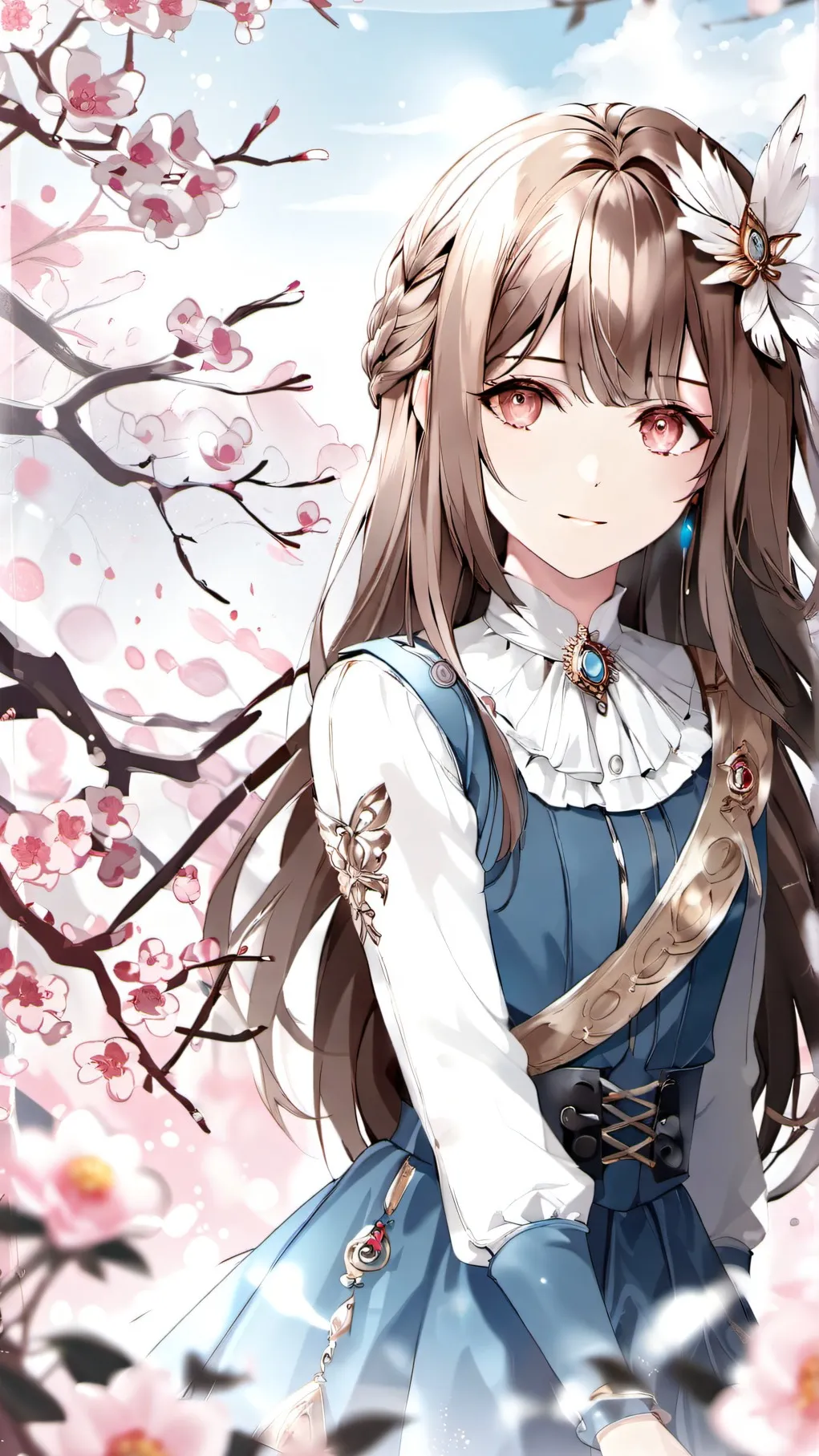 ai character: Sapphire background