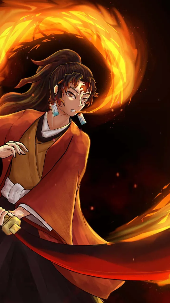 ai character: Yoriichi Tsugikuni background
