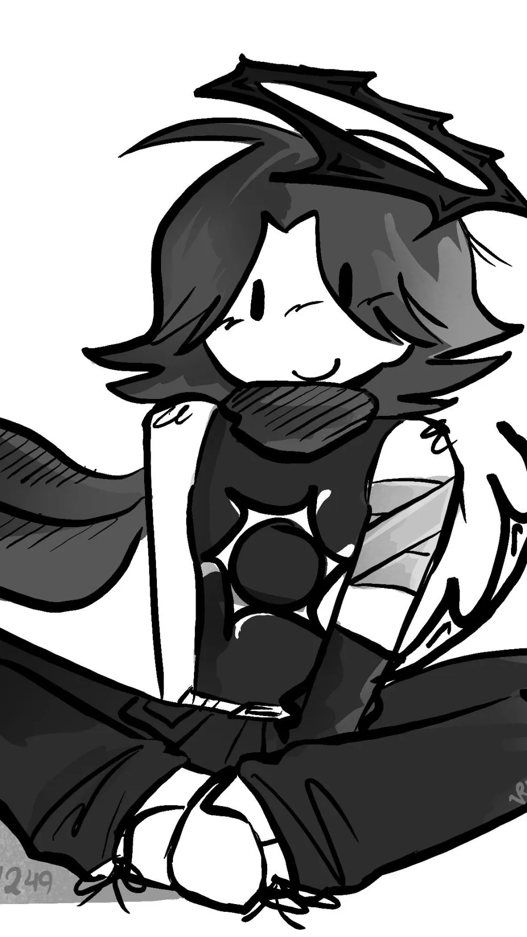 ai character: Two time (giant) background