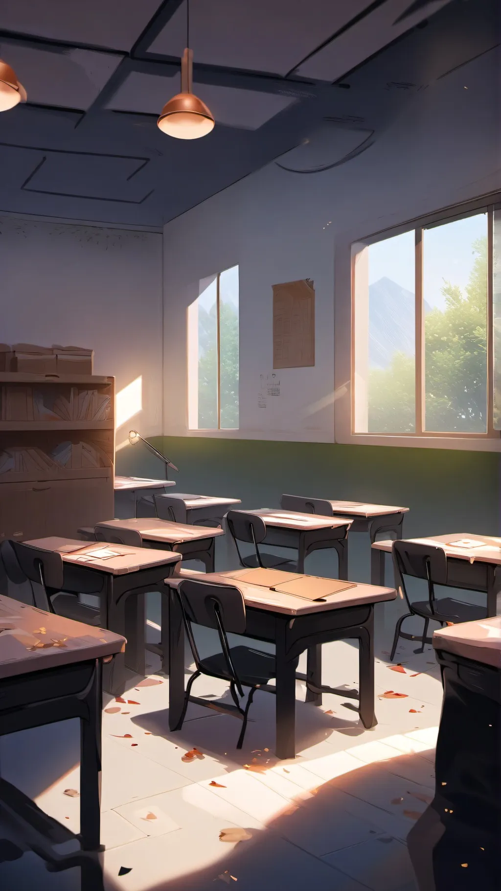 ai character: MHA new student background
