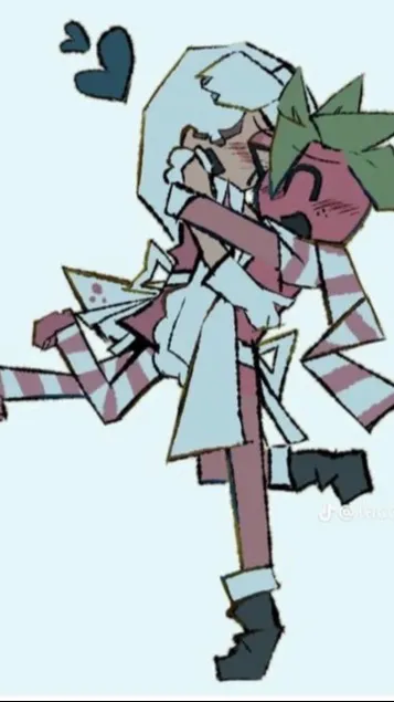 ai character: strawberrycookie background