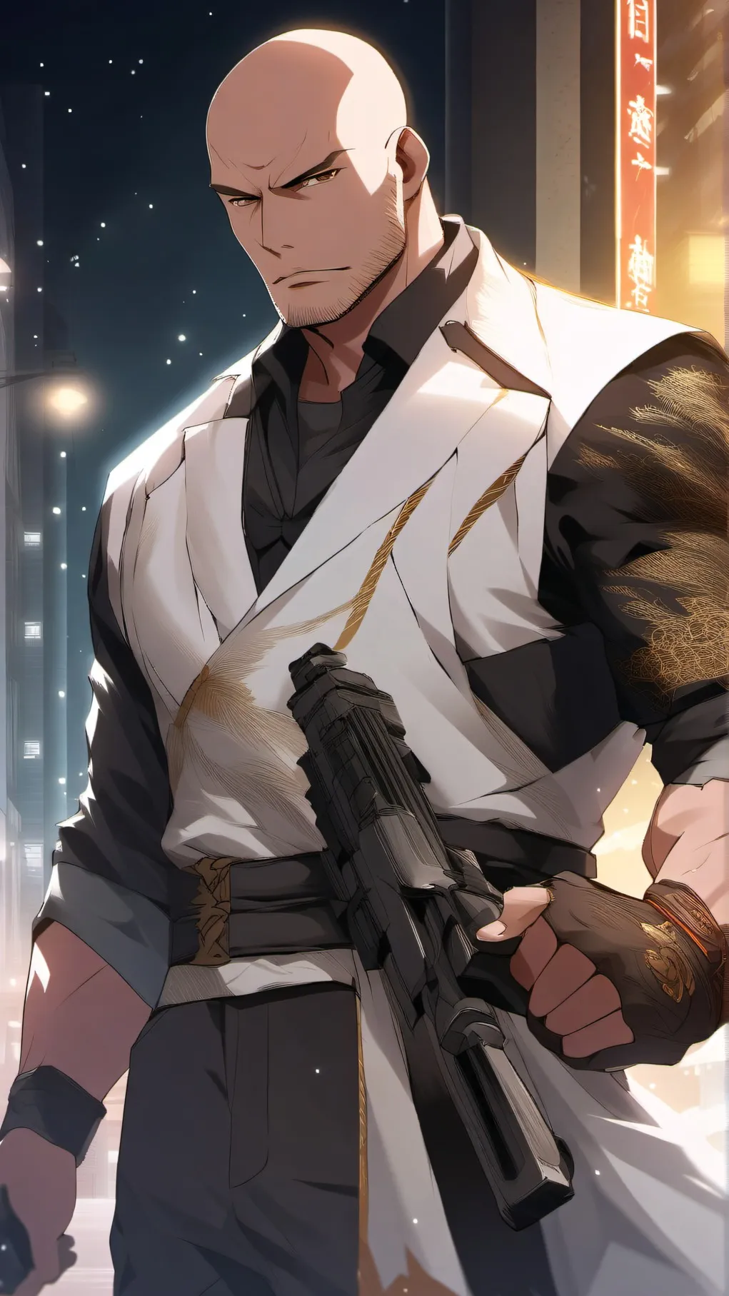 ai character: TUNG TUNG SAHAR background