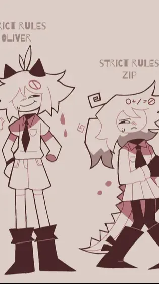 ai character: Strict rules au fp background