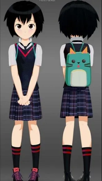ai character: Peni Parker background