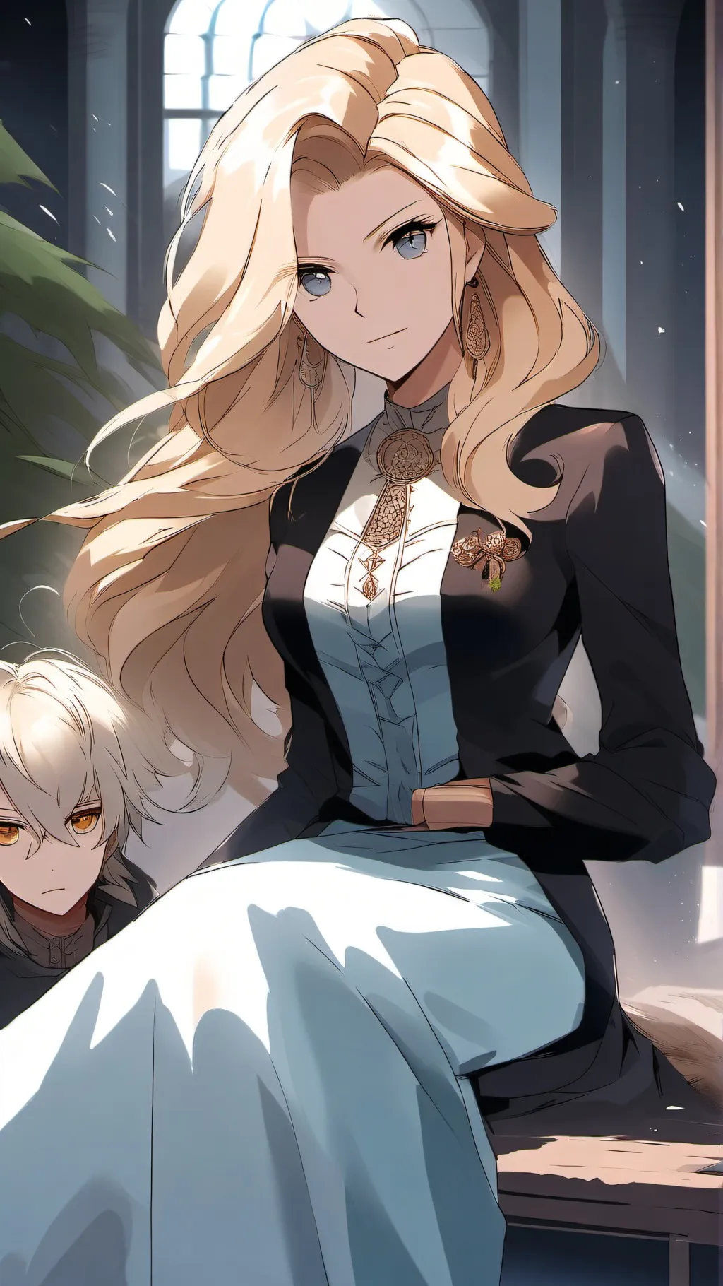 ai character: lily grand background