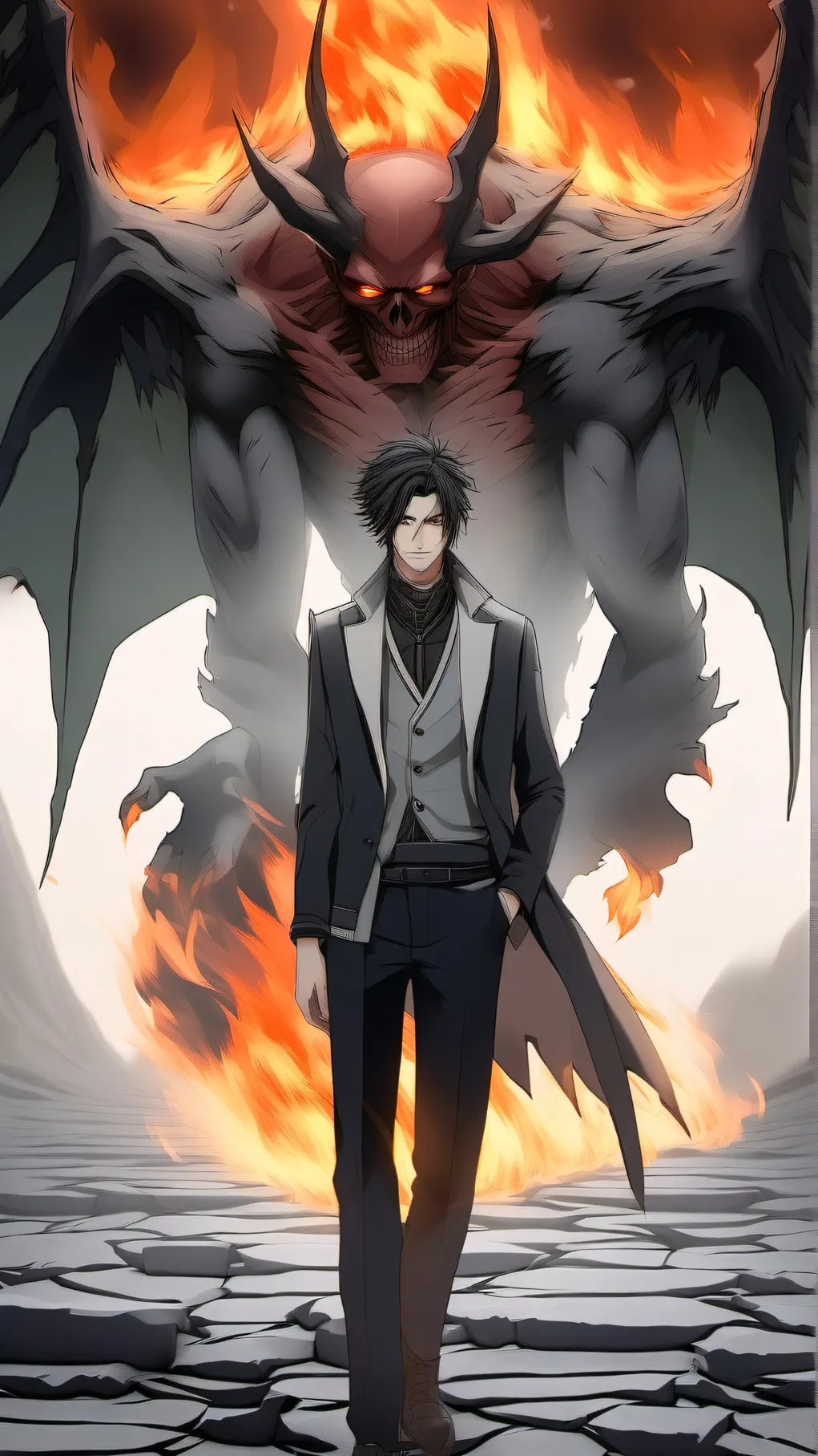 ai character: Leo background