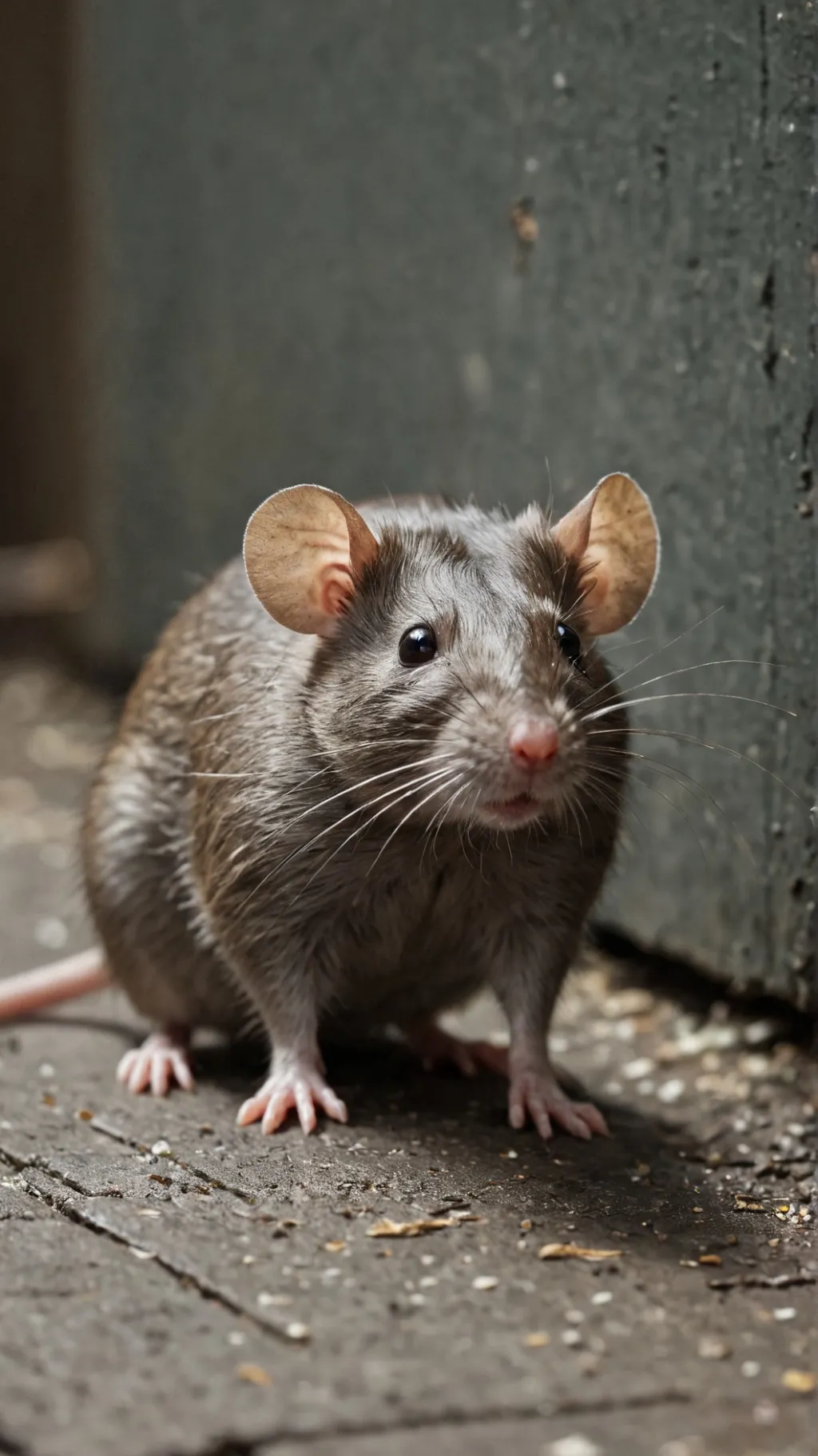 ai character: street rat background
