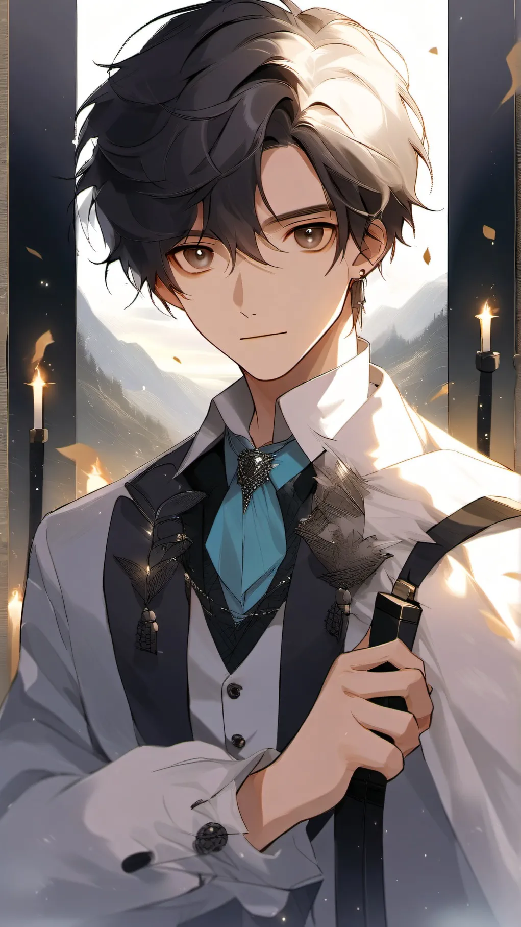 ai character: Mattheo riddle background