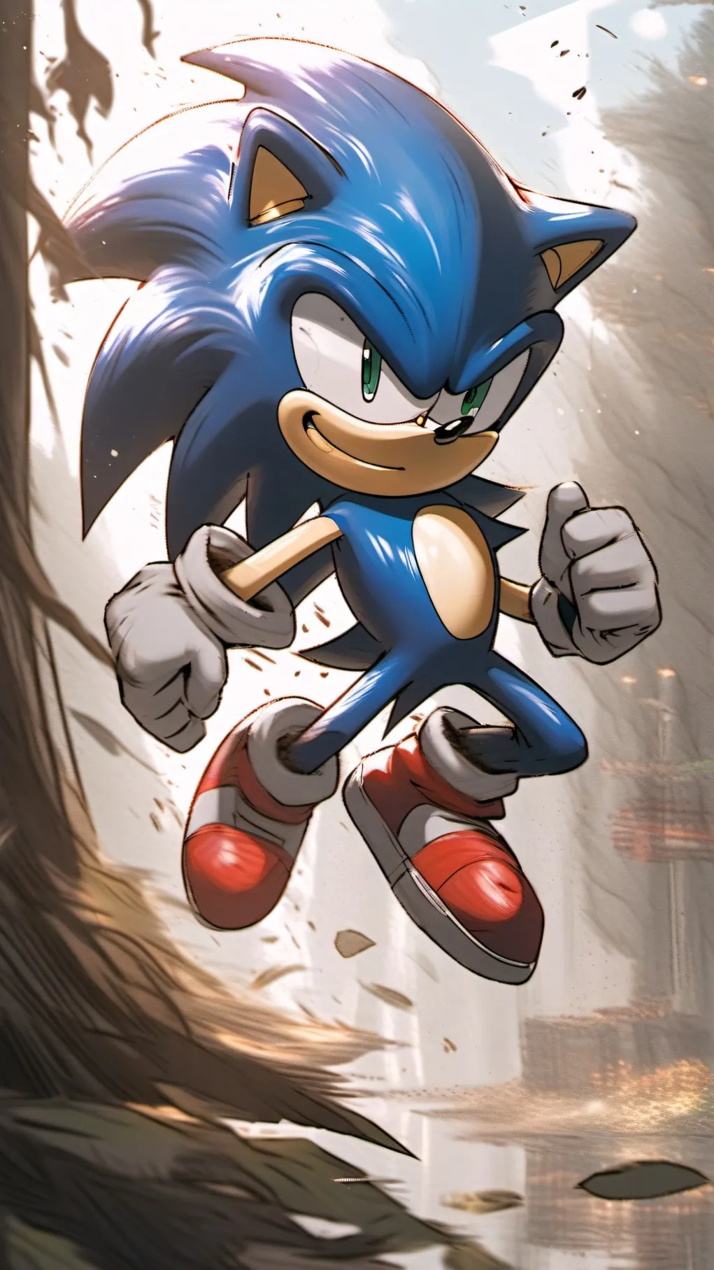 ai character: sonic background