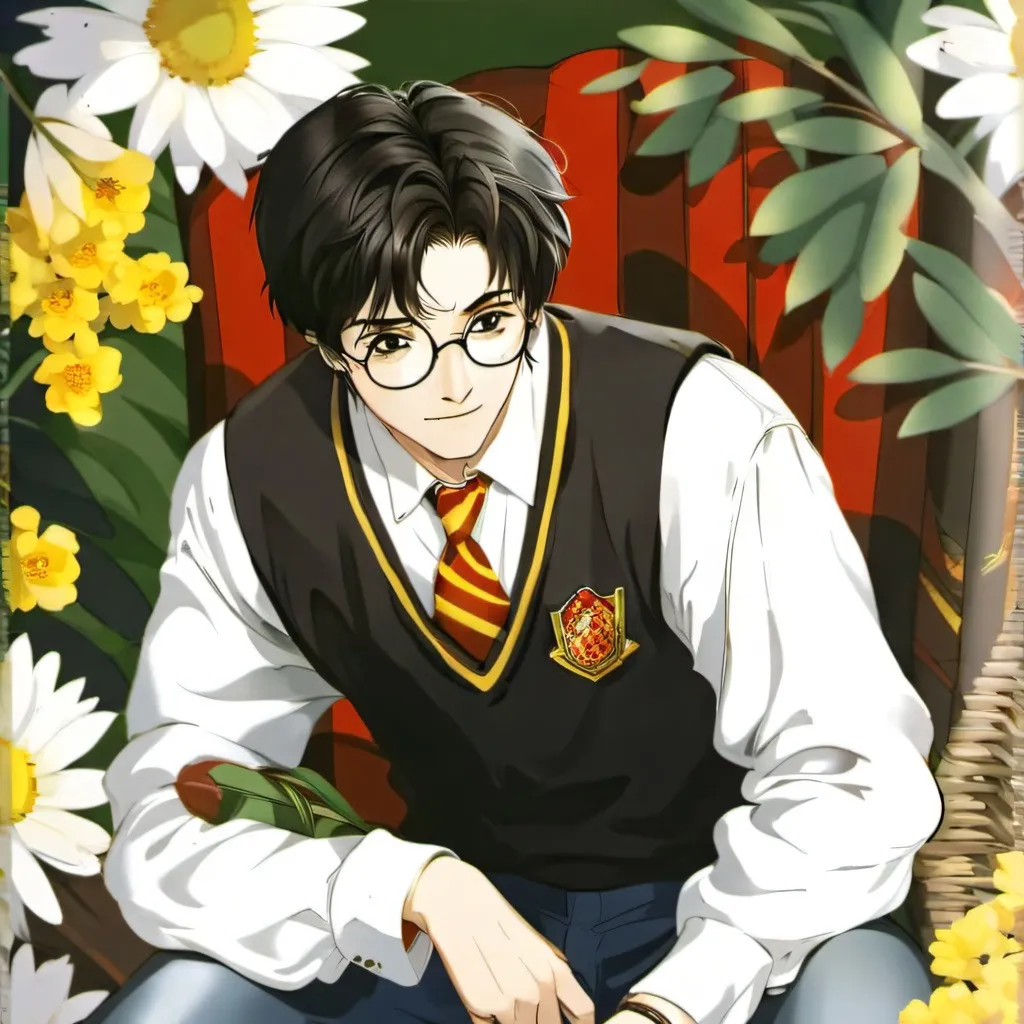 chat with ai character: Hinny/harry remake
